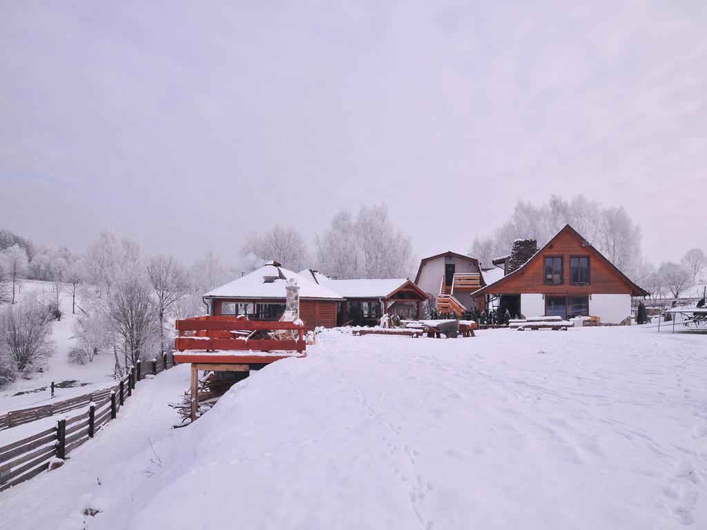 Vila Rancho Zapotoczny Łagów Exteriér fotografie