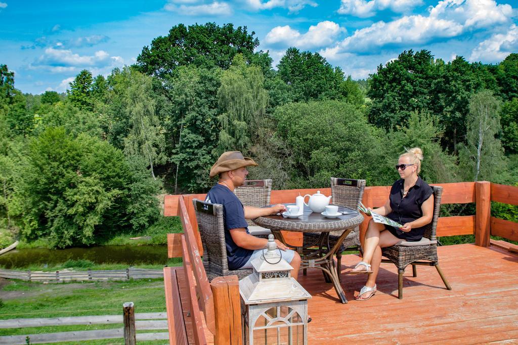 Vila Rancho Zapotoczny Łagów Exteriér fotografie