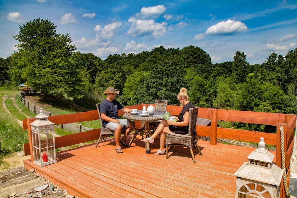 Vila Rancho Zapotoczny Łagów Exteriér fotografie