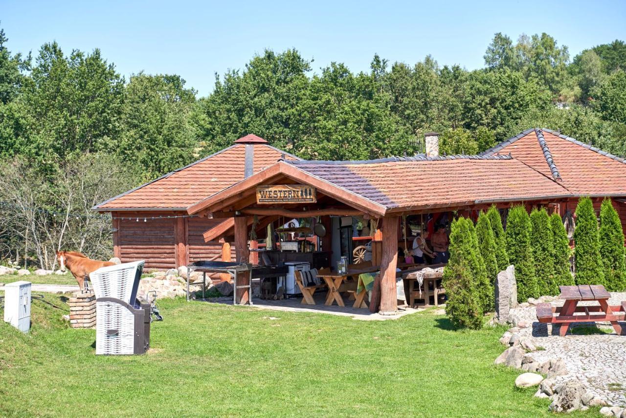 Vila Rancho Zapotoczny Łagów Exteriér fotografie